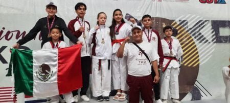 Baja California domina en el Trinacional de Taekwondo