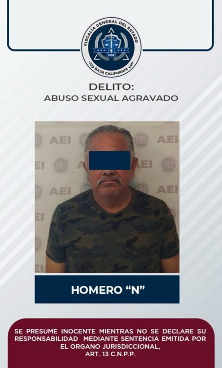 Aprehenden a sujeto por abuso sexual a menor de edad