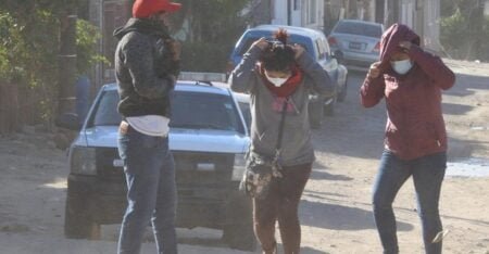 Llegan vientos de Santa Ana a la región