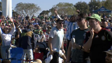 Mexicanos y argentinos disfrutan juego en San Diego