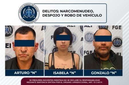 Detenidos por robo, narcomenudeo y despojo