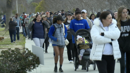 Realizaron marcha contra el cáncer de pulmón en San Diego