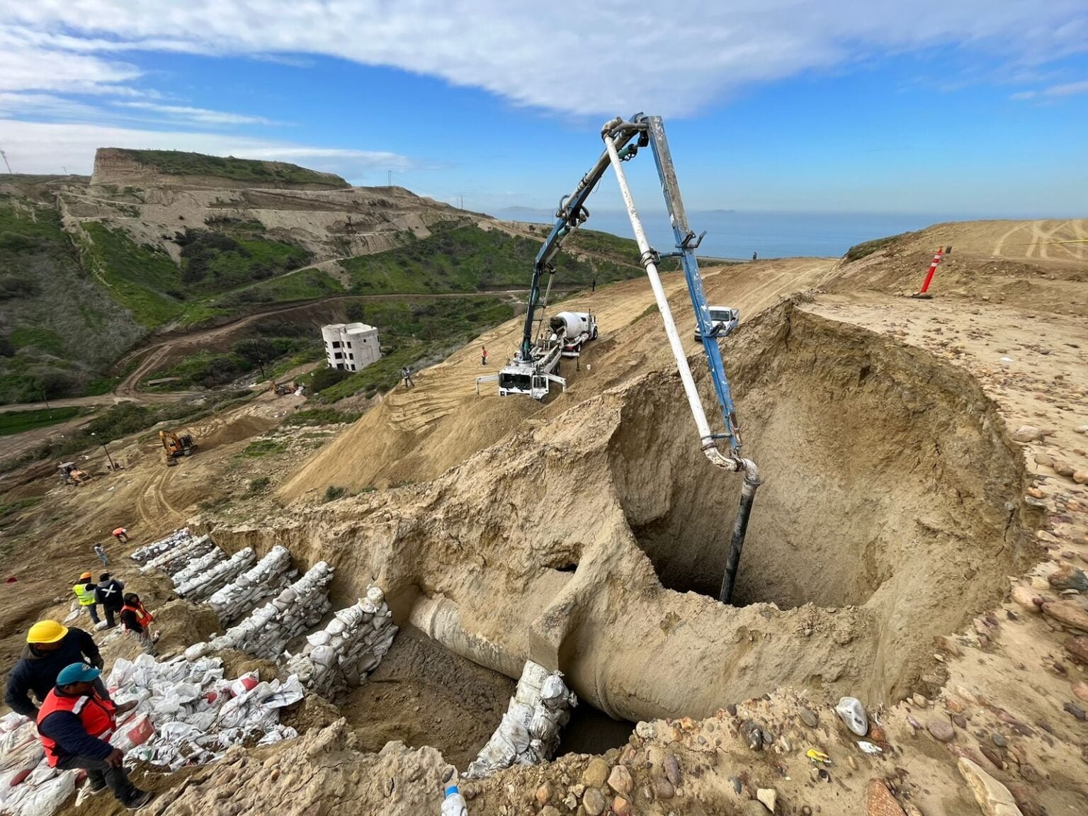 Reparan sistema de bombeo de aguas residuales en Playas de Tijuana