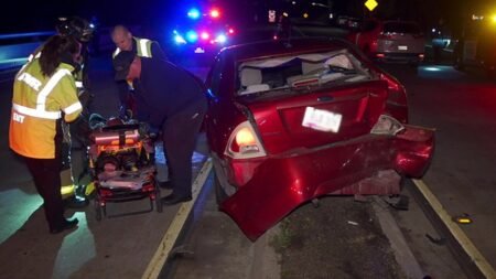 Múltiple choque con un herido fue causado por un conductor que circuló en sentido contrario