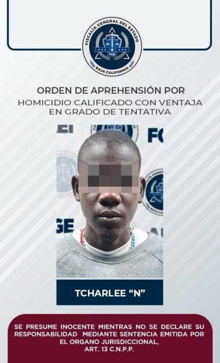 Detienen a Tcharlee por intento de homicidio