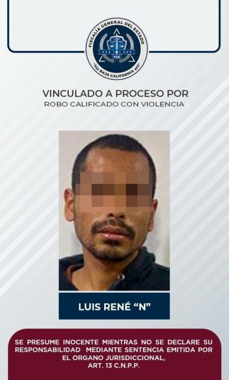 Vinculan a proceso a asaltante de Jardín Dorado