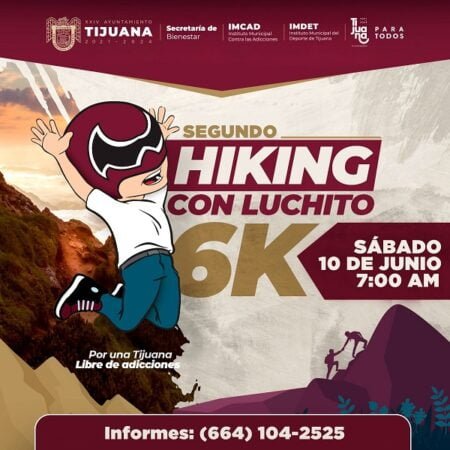 Preparan hiking contra las adicciones en Tijuana