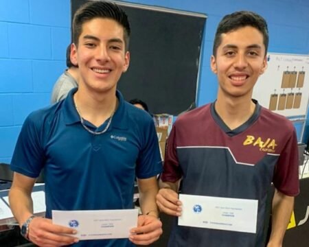 Talentos del tenis de mesa de Baja California asistieron al torneo ASLT April 2023 Tournament