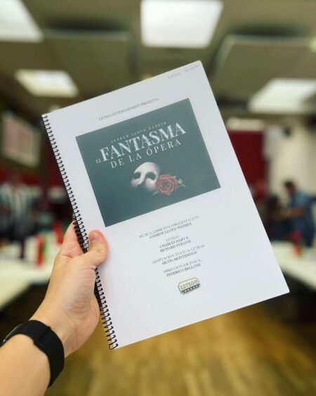 Antonio Banderas empieza ensayos para musical Fantasma de la Ópera