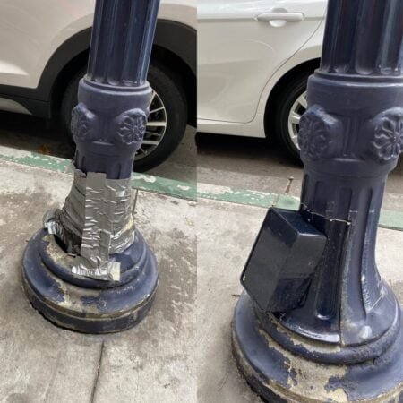 Reparan luminarias en San Diego