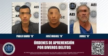 Detienen a tres sujetos buscados por la ley en Tijuana