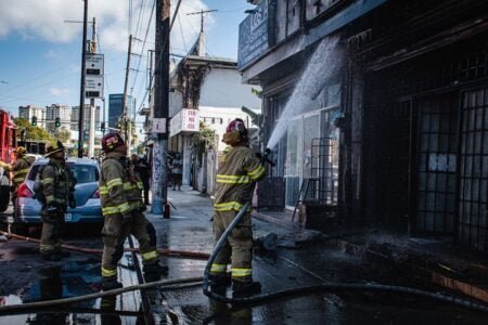 Incendio en Zona Centro tras ataque armado