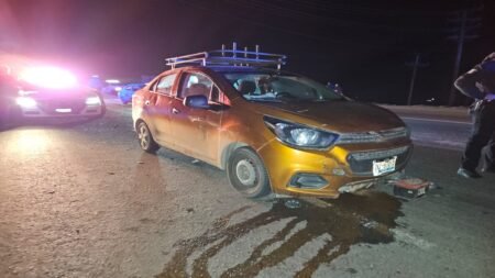 Choque en Carretera Libre Tijuana – Tecate deja dos heridos