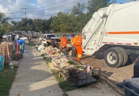 Obras públicas amplían limpieza de lluvias