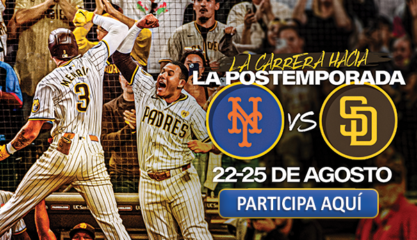 ¡ACOMPAÑA A LOS PADRES DE SAN DIEGO EN LA CARRERA HACIA LA POSTEMPORADA! PARTICIPA POR TUS BOLETOS CON CANAL 12