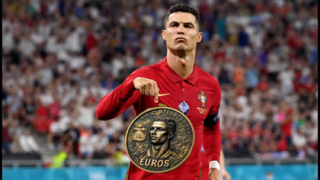 Moneda del “comandante” Cristiano Ronaldo en Portugal