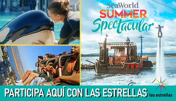 SIGUE LA PROGRAMACIÓN DE LAS ESTRELLAS Y REGISTRA AQUÍ LA PALABRA CLAVE. PODRÍAS LLEVARTE 4 BOLETOS A SEAWORLD