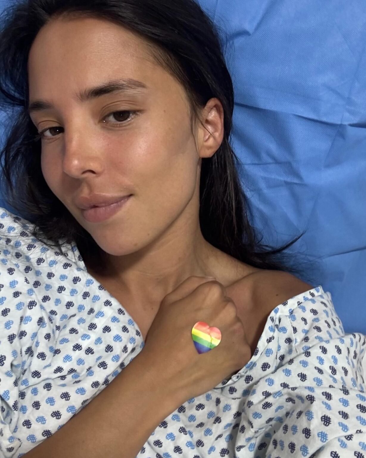 Majo Aguilar hospitalizada por problema gastrointestinal