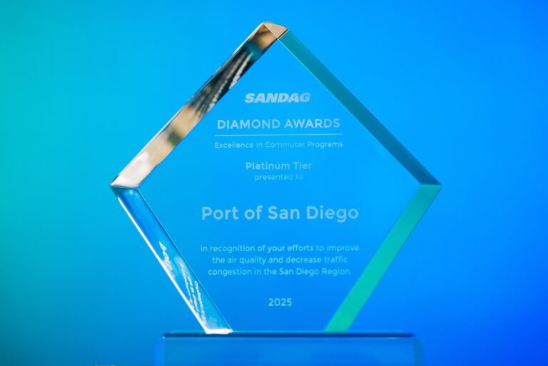 El Puerto de San Diego recibe reconocimiento Platino por fomentar la movilidad sostenible