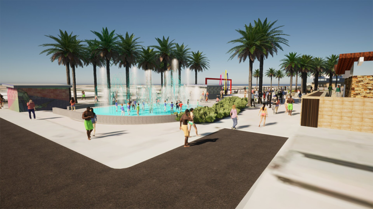 El Puerto de San Diego aprueba contrato para construir un Splash Pad en Portwood Pier Plaza en Imperial Beach